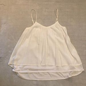 Flowy white Anthropologie Layered Camisole